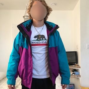 Vintage Purple Green 2-piece jacket